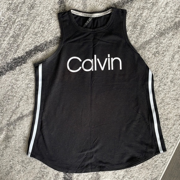 Calvin Klein Performance Black Tank - Picture 1 of 3